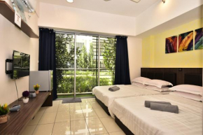 H&F Homestay the two Owls Nest Aeropod Sovo Studio Room - 2 Queen Bed - Near Airport - Free Parking